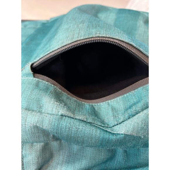 L.L.Bean Comfort Carry Laptop Backpack Green Ombré Stripe 18”x15”x6.5” - Picture 12 of 16